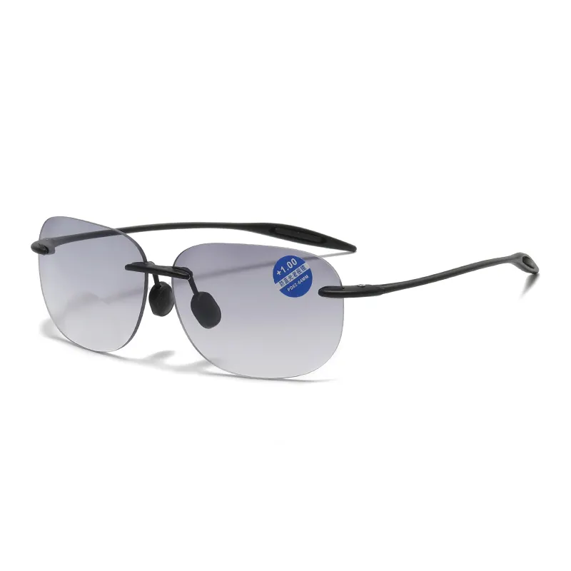 Gafas de lectura para personas mayores, lentes de lectura con filtro de luz azul sin montura, con bloqueo de luz azul personalizado, promocional, para presbicia, X206