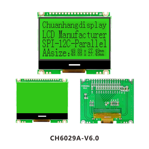 128x64 COG LCD-Module 12864 Werks grafik bildschirm 128x64 I2C für Arduino-kompatiblen Mono-Grafik bildschirm für Arduino