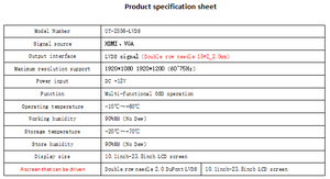 Scheda Controller LCD TFT supporta pannello 75Hz HDM-I interfaccia DP e tipo-C per schede LCD e accessori - Product Image 2