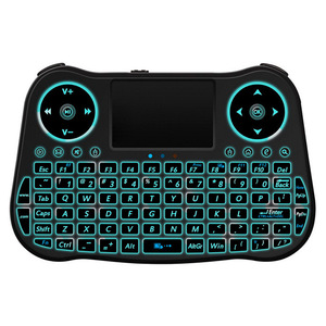 Ratón de Control remoto con panel táctil inalámbrico de 2,4G, Mini teclado de Control remoto retroiluminado con arcoíris para Android Smart TV Box - Product Image 1