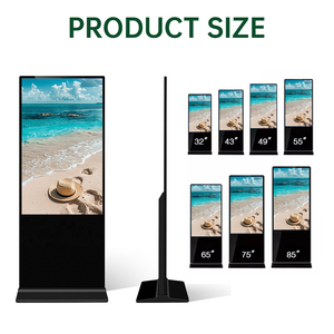 VISIGN 43 55 65 Inch Indoor Touch Screen Kiosk Vertical <strong>LCD</strong> Digital Signage <strong>Display</strong> <strong>With</strong> Cloud CMS <strong>Software</strong> for Retail Stores - Product Image 4