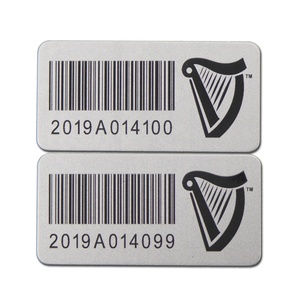 Etiqueta de activos de propiedad láser códigos de barras QR personalizados Impresión de metal Etiqueta de códigos de barras QR con pegatina de serie - Product Image 5