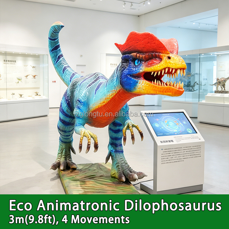 Eco Dilophosaurus-3m(9.8ft) 4 Movements