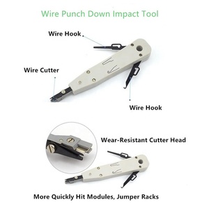 Kit di strumenti di manutenzione per la riparazione di cavi di rete 11 in 1 Kit di crimpatura per cavi Ethernet portatile con uno strumento di crimpatura Ethernet - Product Image 4