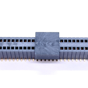 &quot;Right Angle <strong>SMT</strong> PCB SMD Female <strong>Header</strong> 1.27*2.54mm Pitch 2x30 Pin for TV Driver Board-Brass Contacts&quot; - Product Image 3