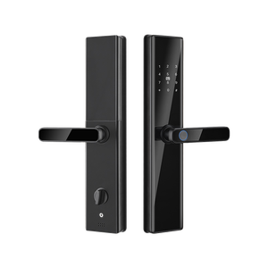ホットセールサポート9言語指紋パスワードカードアプリ付きモバイルリモートロック解除スマートドアロック家庭用 - Product Image 1