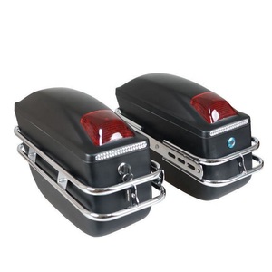 Custom ABS Motorcycle Side Box Side Hanging Change Box <strong>Trunk</strong> Motorcycle Tail Box With Light - Product Image 2