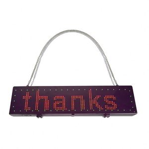 36CM Scroll Text <strong>LED</strong> Panel RGB Color <strong>LED</strong> Sign Car Display APP <strong>Program</strong> 12V Car <strong>LED</strong> Sign Board Digit Advertising Display Ticker - Product Image 5