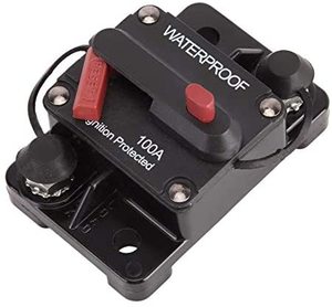 Disyuntor 150A con reinicio manual Inversor de fusible en línea a prueba de agua para motores de arrastre marinos Barco ATV Potencia manual