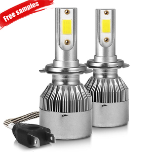 מכירה חמה 36w 3800 lumens c6 הוביל אור קדמי h1 h7 <span class=keywords><strong>880</strong></span> המכונית הוביל מנורה עם cob צ 'יפ אור אוזניות