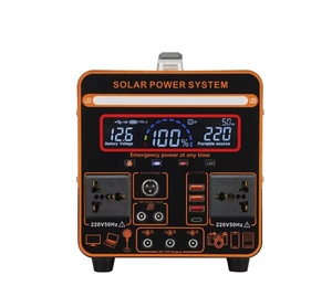 耐用使用廉价太阳能户外电源移动300W 600W 1200W野营110v 220v太阳能发电机电源 - Product Image 1