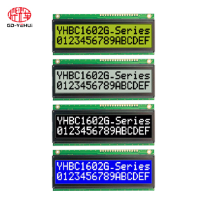 LCD1602 LCD-Bildschirm Benutzer definiertes Panel-Modul Blau/Grüner Bildschirm 16x2 Arduino Character LCD-Anzeige modul