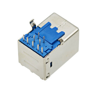 USB 3.0 b型母插座SMT 9针水平90度快速充电端口母连接器 - Product Image 5