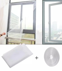 DIY Polyester Mosquito <strong>Net</strong> for Window Anti Insects Dust <strong>Proof</strong> Magnetic Window <strong>Bug</strong> Screen with Magic Tape - Product Image 1