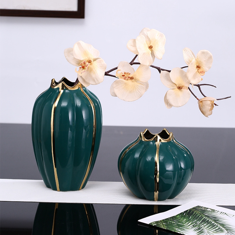 Creative elegant living room table home flower arrangement ceramic vases