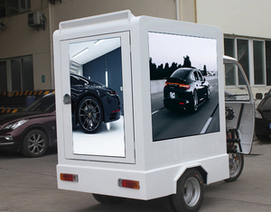 Kurulumu kolay P4.8 üç tekerlekli bisiklet led panel su geçirmez IP65 scooter led reklam panosu kabine tam renkli reklam dijital üç tekerlekli bisiklet - Product Image 3