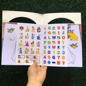 定制印刷儿童绘画活动彩色libros漫画着色书带贴纸 - Product Image 4