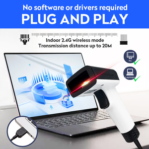 Hands-free Auto-sensing JR-825WZ Barcode Reader for MAC <strong>OS</strong>, Windows, IOS and Android1D 2D QR Pdf417 Scanner JR-825WZ - Product Image 2
