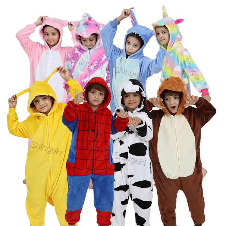 Kawaii tutina carina per bambini pigiama animale cartone animato Totoro Koala dinosauro Kigurumi carino giraffa pigiami Sonic pigiami