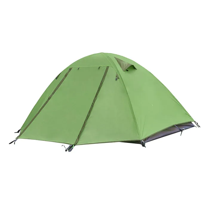 야외 등산용 전문 2-3 인 비바람에 견디는 더블 레이어 알루미늄 방풍 백패킹 캠핑 텐트