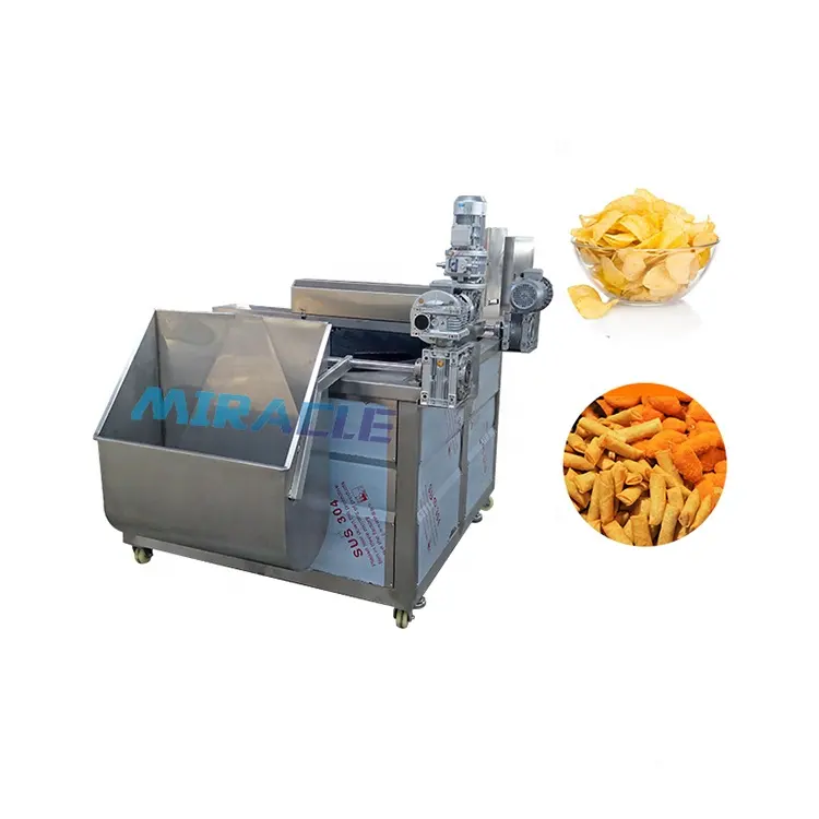 Máquina para freír comida rápida, máquina para freír patatas fritas, freidora de cebolla con alta calidad