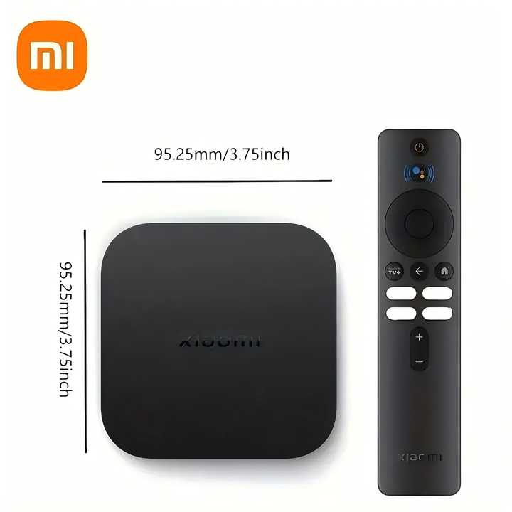 Xiao Mi TV Box S (รุ่น2ND) เครื่องเล่นมีเดียสตรีมมิ่ง HD พิเศษ4K พร้อม Dolby Atmos & DTS-HD Google TV