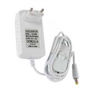 12V 2A欧盟电源插头24w白色欧洲开关对讲电源对讲机电源适配器 - Product Image 2
