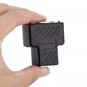 RJ45以太网分离器适配器RJ45耦合器母1至2母插座适配器以太网电缆和局域网互联网分离器 - Product Image 5