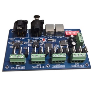 Цветная (RGB) 3 каналу dmx512 12V 4A/Ch постоянного напряжения LED dmx декодер - Product Image 2
