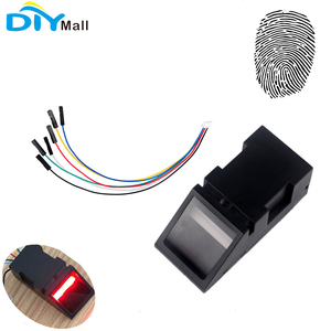 Red Light Optical Fingerprint Reader Sensor Module DC 3.8-7.0V UART interface Fingerprint Module for <strong>Arduino</strong> Mega2560