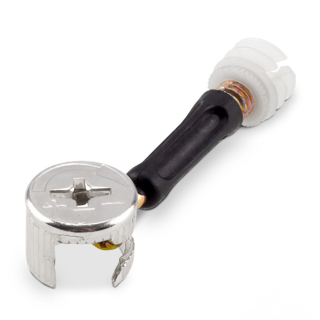 cam +bolt + expansion plug