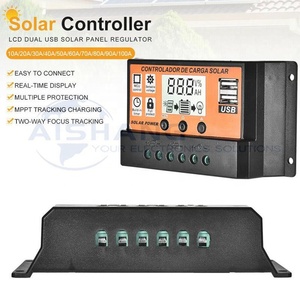 Prezzo di fabbrica a buon mercato 10A 20A regolatore di carica solare manuale Pwm regolatore di carica solare 10A Pwm regolatore di carica - Product Image 2