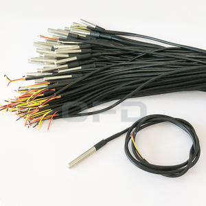 <strong>DS18B20</strong> <strong>Temperature</strong> <strong>Sensor</strong> Digital Thermal Probe Waterproof <strong>Temperature</strong> <strong>Sensor</strong> <strong>DS18B20</strong> with Heat Resistance Thermal 1m Cable