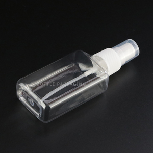 Reizen Grootte Fijne Nevel Spuitfles 50 Ml 2 Oz/60Ml Lege Mini Doorzichtige Plastic Body Mist Aangepaste Tonerspuitflessen Met Deksel - Product Image 4