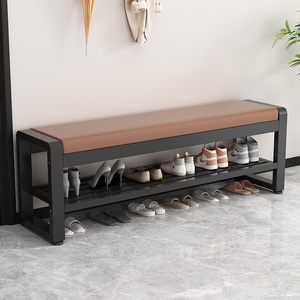 2024 thiết kế mới Giày giá gỗ rắn Giày Giá hiển thị đứng chất lượng tốt gỗ Giày băng ghế dự bị - Product Image 3