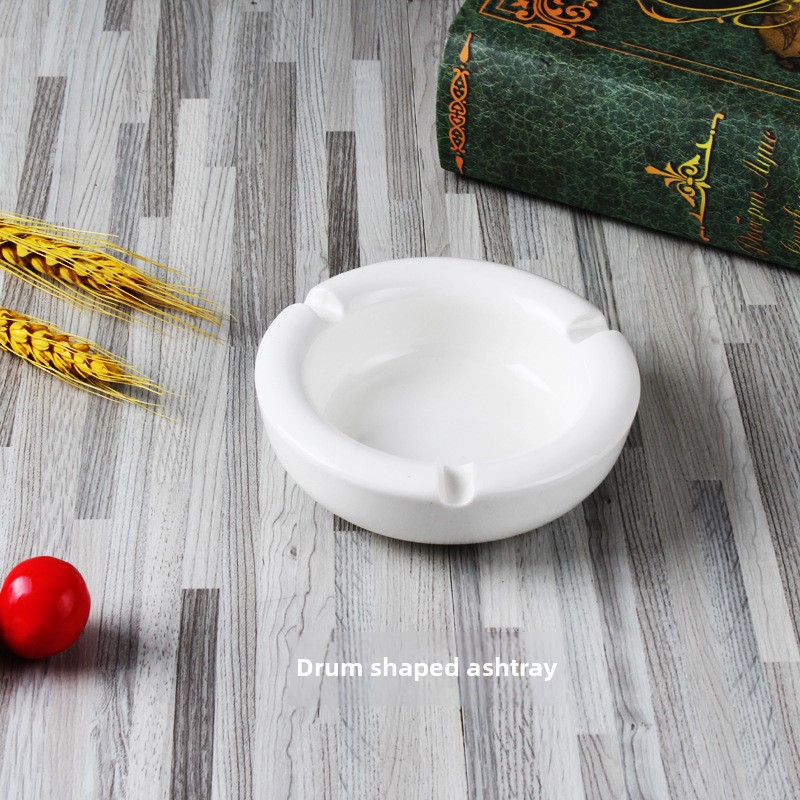 Cendrier en forme de tambour
