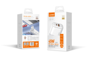 LDNIO A2526C PD เครื่องชาร์จ45W ชนิด C,เครื่องชาร์จโทรศัพท์มือถือแบบชาร์จเร็วอะแดปเตอร์ <span class=keywords><strong>USB</strong></span> คู่สำหรับ Samsung - Product Image 6