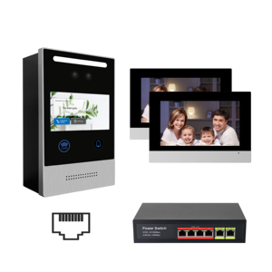 Smart Waterproof Ring Video Doorbell Ring IP Doorphones Entry <strong>Systems</strong> Camera Villa <strong>Intercom</strong> Apartment Buildings Home <strong>Security</strong> - Product Image 1
