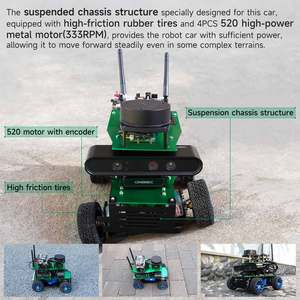 ROS MASTER X1 Hoch leistungs motor und Reibungs reifen basierend auf ROS-Roboter betriebs system und Python-Programmierung - Product Image 2