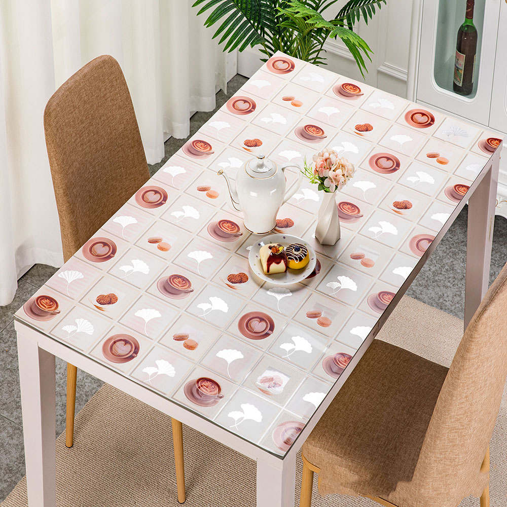 Luxury Double Side Face Gold PVC Table Cloths for Banque