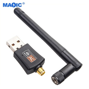 Software Hardware per Computer Dual Band 802.11ac 2.4GHz 5Ghz scheda di rete USB Wireless adattatore Wifi USB per PC portatile - Product Image 1