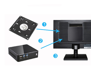 XCY mini pocket pc desktop i3 ubuntu mini pc barebone sistema 6100u dual core pc gamer