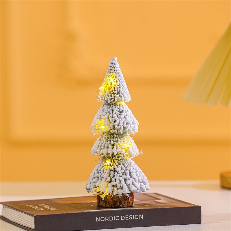 Arbre à aiguilles de pin en forme de tour-20 cm-lumière non incluse