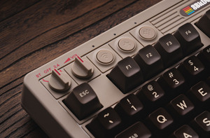 8BitDo Retro C64 Mechanical <strong>Keyboard</strong> BT/2.4G/USB-C Gaming <strong>Keyboard</strong> 87 Keys Dual Super Buttons Super Stick for Windows/Android - Product Image 3