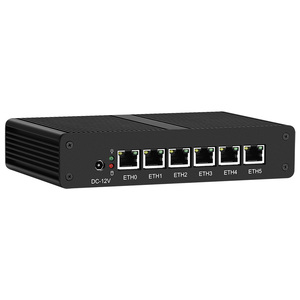 6 NIC 1GbE RJ45 Netzwerks icherheit Industrie-PC Intel Pentium 4405U Dual Core Linux Ubuntu ROS PfSense-Firewall - Product Image 4