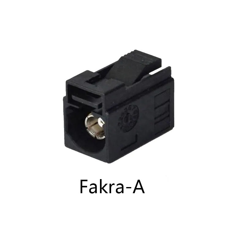 РЧ-разъем Fakra A C D, Прямоугольный штекер, крепление для автомобильного Gps, телематика или навигационная система, антенная розетка