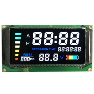 Ht1621 Display LCD personalizzato con retroilluminazione bianca HT1621 Drive 5.0V modulo Display LCD monocromatico segmento - Product Image 5