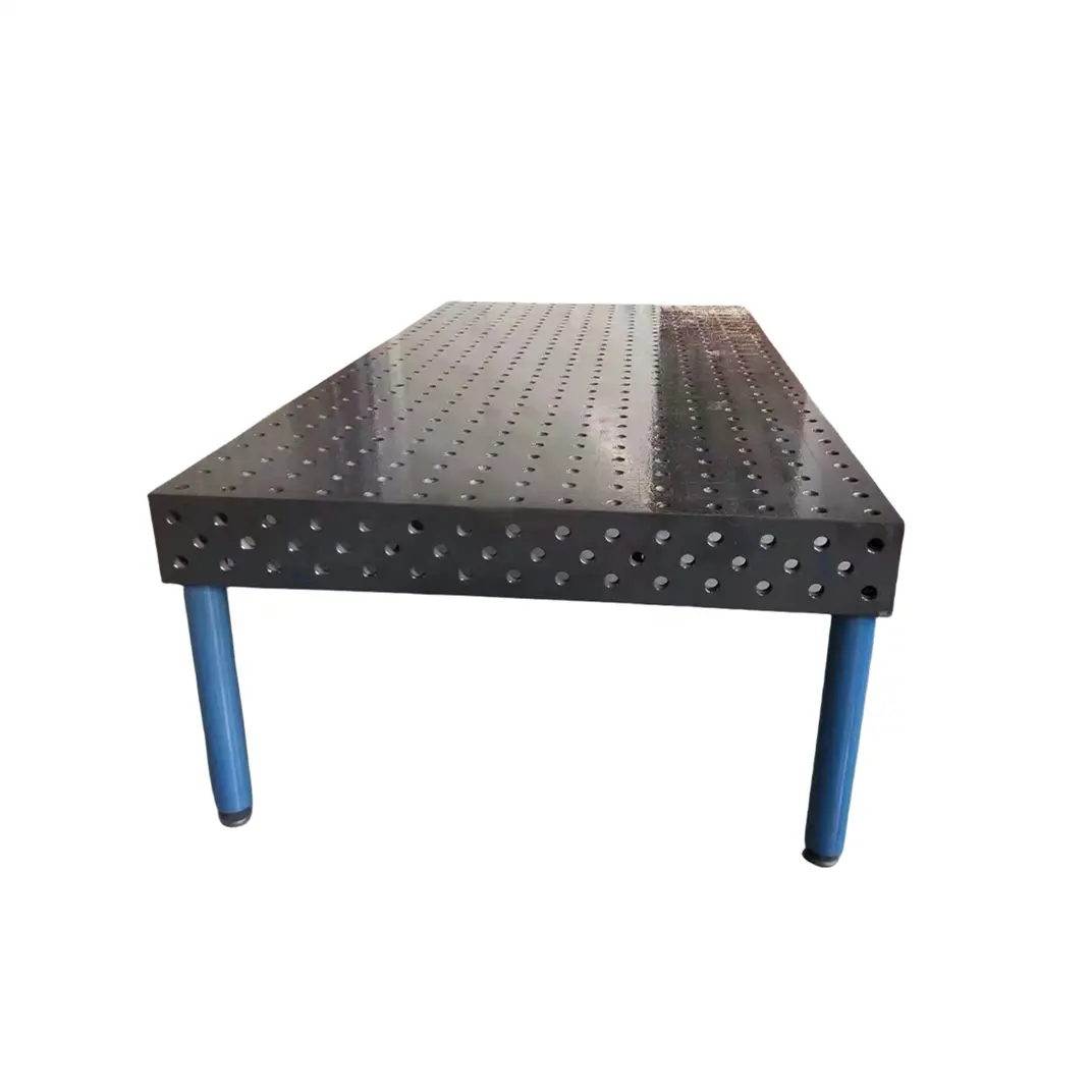 Precision Cast Iron Black 3D Nitriding Welding Fixture Table Three Dimensional Flexible Platform