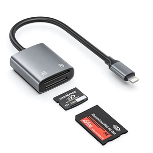2-in-1 Aluminum Alloy Shell USB <strong>Card</strong> Reader XD &amp; MS <strong>Memory</strong> <strong>Card</strong> Compatible for Older CCD <strong>Cameras</strong> ATM <strong>Computers</strong> &amp; Laptops - Product Image 4