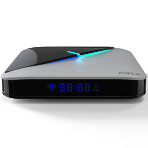 Alto rendimiento A95X F3 Air Amlogic S905X3 Quad-Core Cortex A55 Android Tv Box Quad Core Android 9,0 4K Wifi 2,4G/5G
